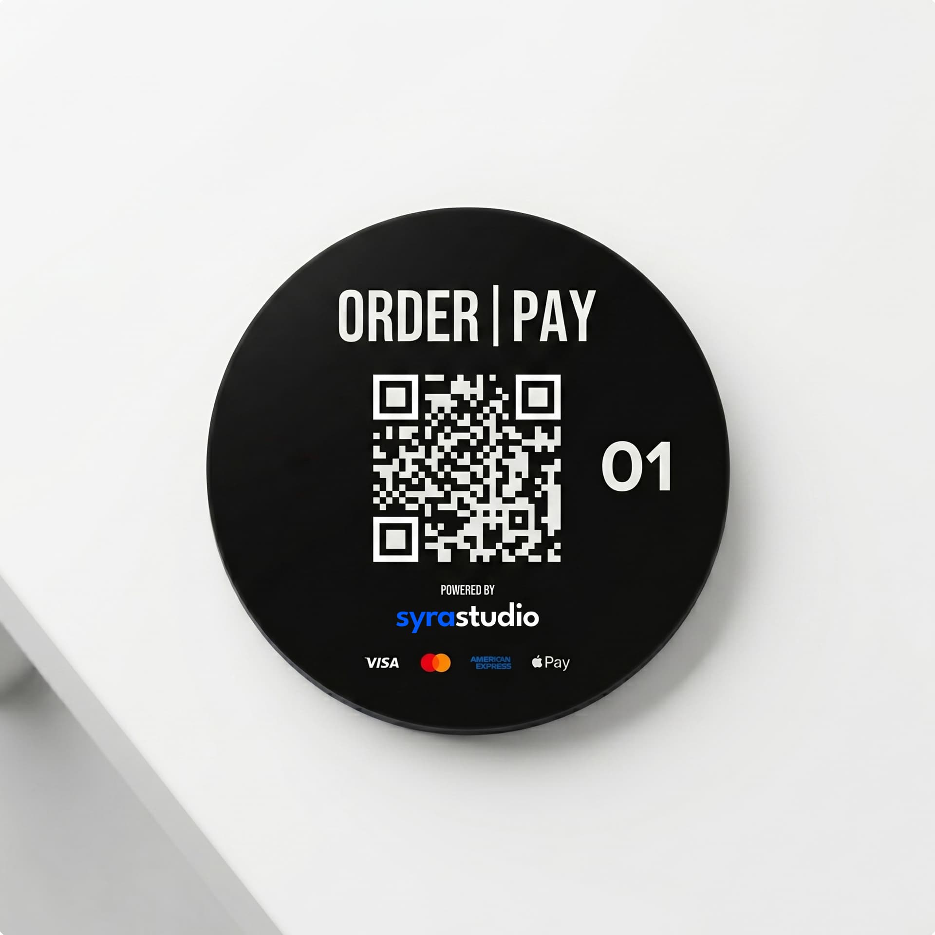 QR bestellen aan tafel